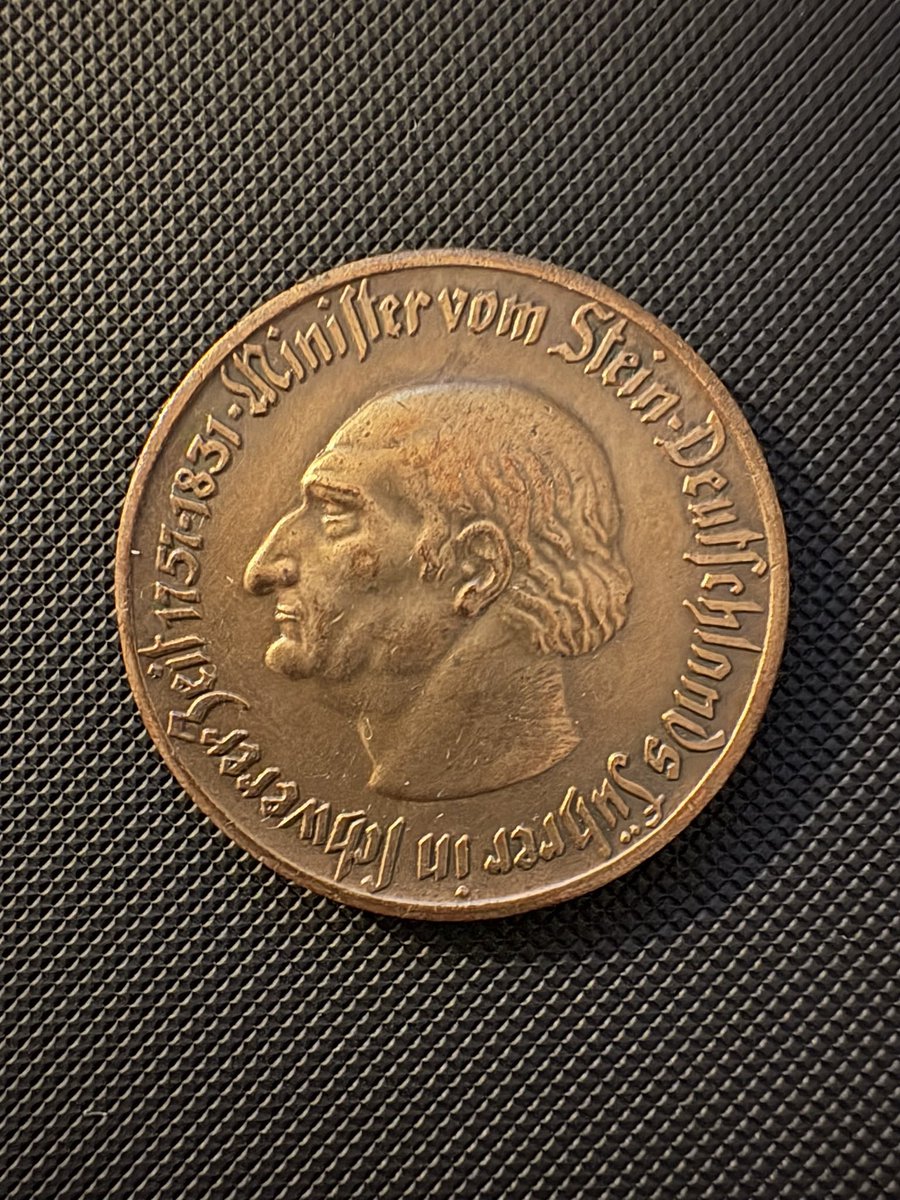 RZCARDSUPPLY's tweet photo. New Coin Listing! 🪙 
Westphalia coin 10 Mark 1921 Minister of Stein 1757-1831 horse https://t.co/giBjzpA0T4 #eBay via @eBay  #Numismatics
 #CoinCollecting
 #CoinsForSale
 #SilverCoins
 #GoldCoins
 #Bullion
 #RareCoins
 #WorldCoins
 #CoinCollector
 #PreciousMetals https://t.co/rrt30NHOWw