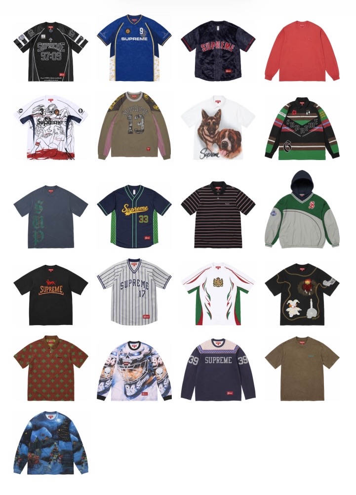 Supreme_plus's tweet photo. Supreme '26F/W  

※今季のこりのアイテム一覧  

あと残り204アイテムが発売予定  

まだシーズンは始まったばかり！  

この秋に欲しいアイテムを見つけておこう  

シュプリーム26FW発売前アイテム一覧を公開中です、こちらから↓ 
https://t.co/XihJ6S5vcY https://t.co/d6WfE45HNb