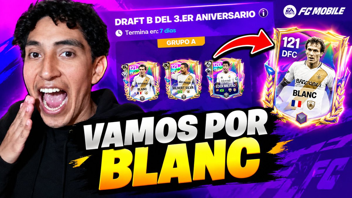 IJorch2002's tweet photo. 🔴STREAM EN YOUTUBE🔴
GASTAMOS TODO PARA BLANC✅ SUPER FICHAJE ESTELAR😱FC MOBILE 27
https://t.co/m84VacAAU9

Agradezco apoyo ❤️🔃 @tutiofifa @Sheikty @totono97 @hydra277 @JONALDINHOtm @Derlowen10 @Debas88cgYT @SantiagoFCM @JoseAlep1 @AlexitooFc19 @Bryan_mobile10 https://t.co/OS7J33cna6