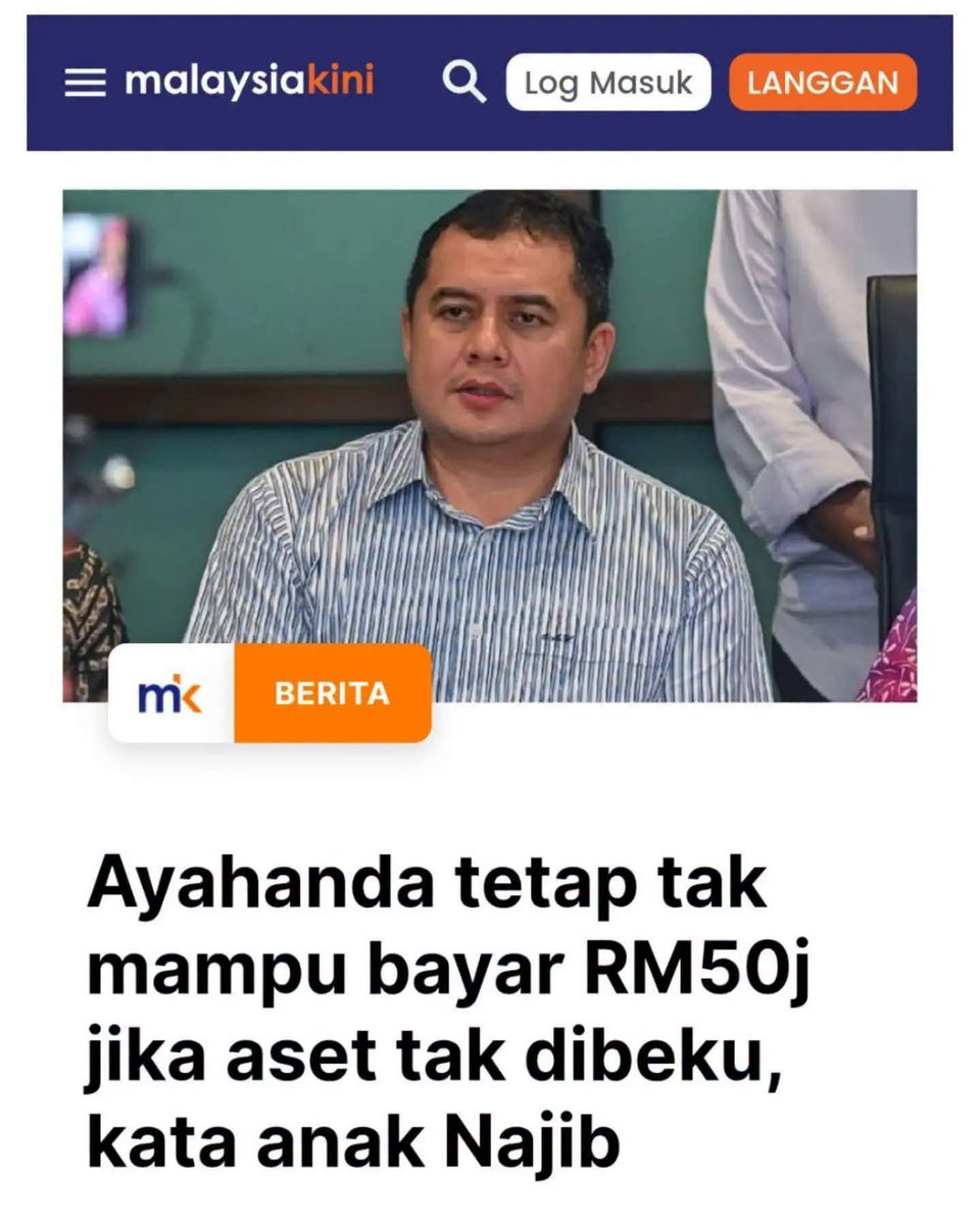 KlutzyKucing's tweet photo. Mak ni terfikir juga, andai kata tak dapat capai RM50 juta, duit yang dah terkumpul tu akan pegi ke mana? Pulang balik pada penderma? Atau dapat ke UMNO? https://t.co/a3bpsNKg1A