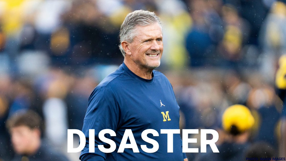 wolverines_hit's tweet photo. Disaster: Lack of discipline and cowardice lead to Michigan losing the conference opener #michiganfootball #michiganwolverinesfootball #michiganwolverines #goblue 
🎥https://t.co/GiXpb2fIf7 https://t.co/z5pFu2L7Fw