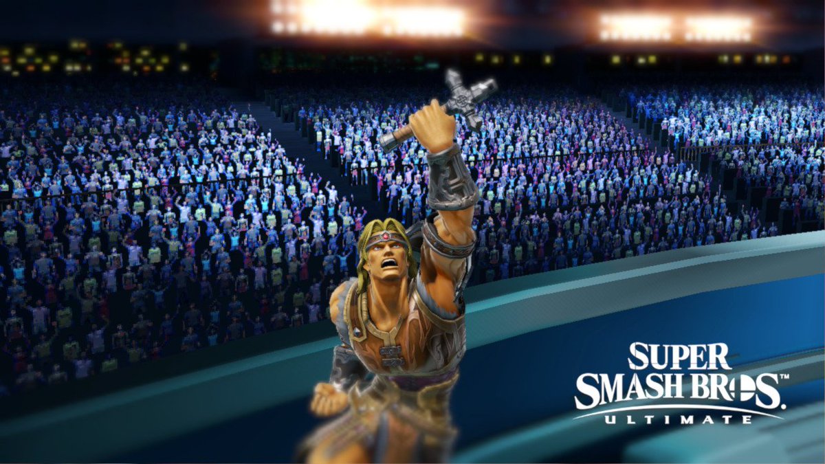 1990Felixlq's tweet photo. Simon wants to be heavy metal rock star. #SmashBros #NintendoSwitch #SmashBrosUltimate https://t.co/RNQi1WJlJt