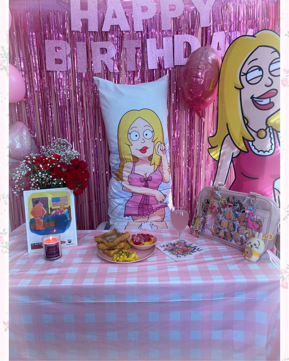 Iluvtheworld43's tweet photo. 🍷: happy 41st birthday to my dear lovely, pink &amp; precious carnation, franny!

this day was full of so much joy, laughter &amp; getting to spoil my love to the maximum like the queen she is &amp; always deserves to be treated 💗

© seey9906 &amp; adorbsfox https://t.co/Qu5BwFosGa