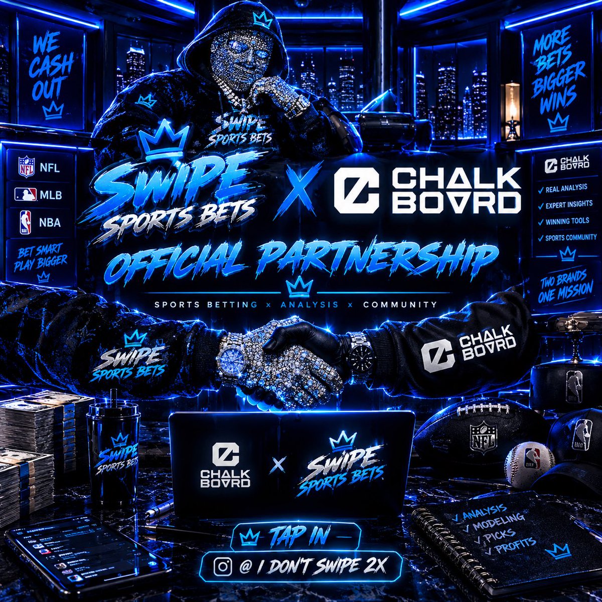 SwipeSportsBets's tweet photo. SwipeSportsBets x @ChalkboardHQ @ChalkboardHelp 

#Chalkboard #NflProps #Gambling𝕏 https://t.co/rzpdQdb1Ks