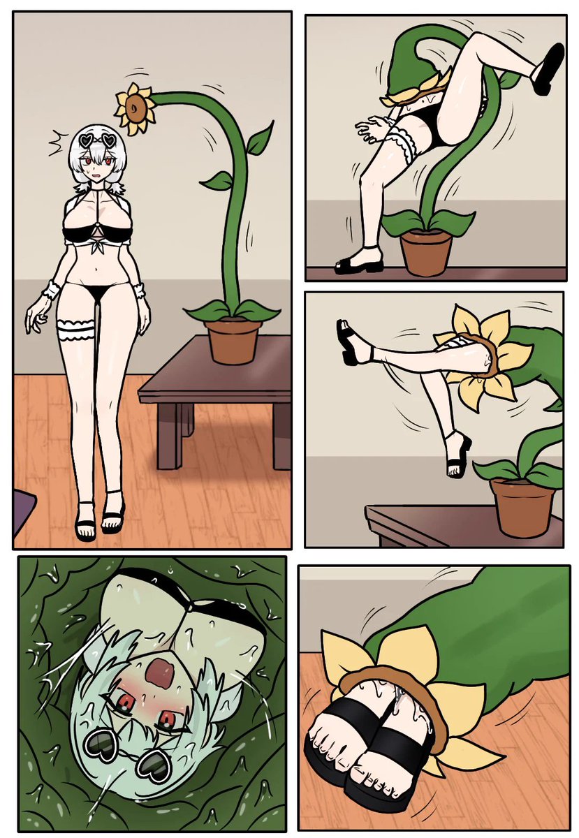 TheMightyChamp1's tweet photo. @wickgo Great vore, Can you make a vore animation where Sirius and Formidable are vored by a flower in a flowerpot? i know it doesn't has the sequel, but i really want to see this has a animation, because i think the creator of this vore died. https://t.co/4HAlFKQH0l