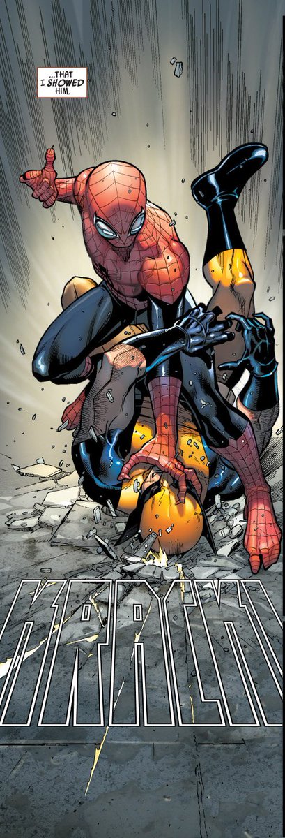 EmVren's tweet photo. @dailyhubranx Spider-Man is more dangerous up close than people realize. If hes in a normal state of mind and doesnt hold back Logan wont stand a chance https://t.co/4DEJQhHN8o
