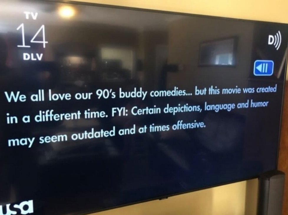 nick_matau's tweet photo. Gen Z is so soft!

This is a warning at the start of the movie Rush Hour now 😭 https://t.co/LBa3UBN1HS