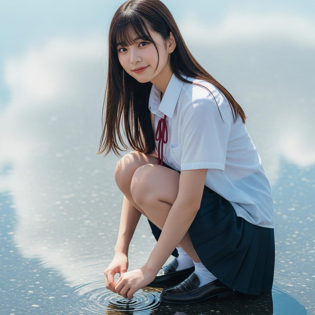 utousei's tweet photo. 清楚な見た目とは裏腹に実はドMな変態女生徒🙋‍♀️
触れられたい！責められたい！🫨
エッチな好奇心が瞳から溢れていて先生の手が止まらなくなるタイプ😤おもちゃ責めにも弱く当てた瞬間に甘い声を漏らしてとろける反応😱
濡れやすく感じやすい敏感体質でドMスイッチ全開の姿は必見の女生徒😻 https://t.co/Q84IP2b84K