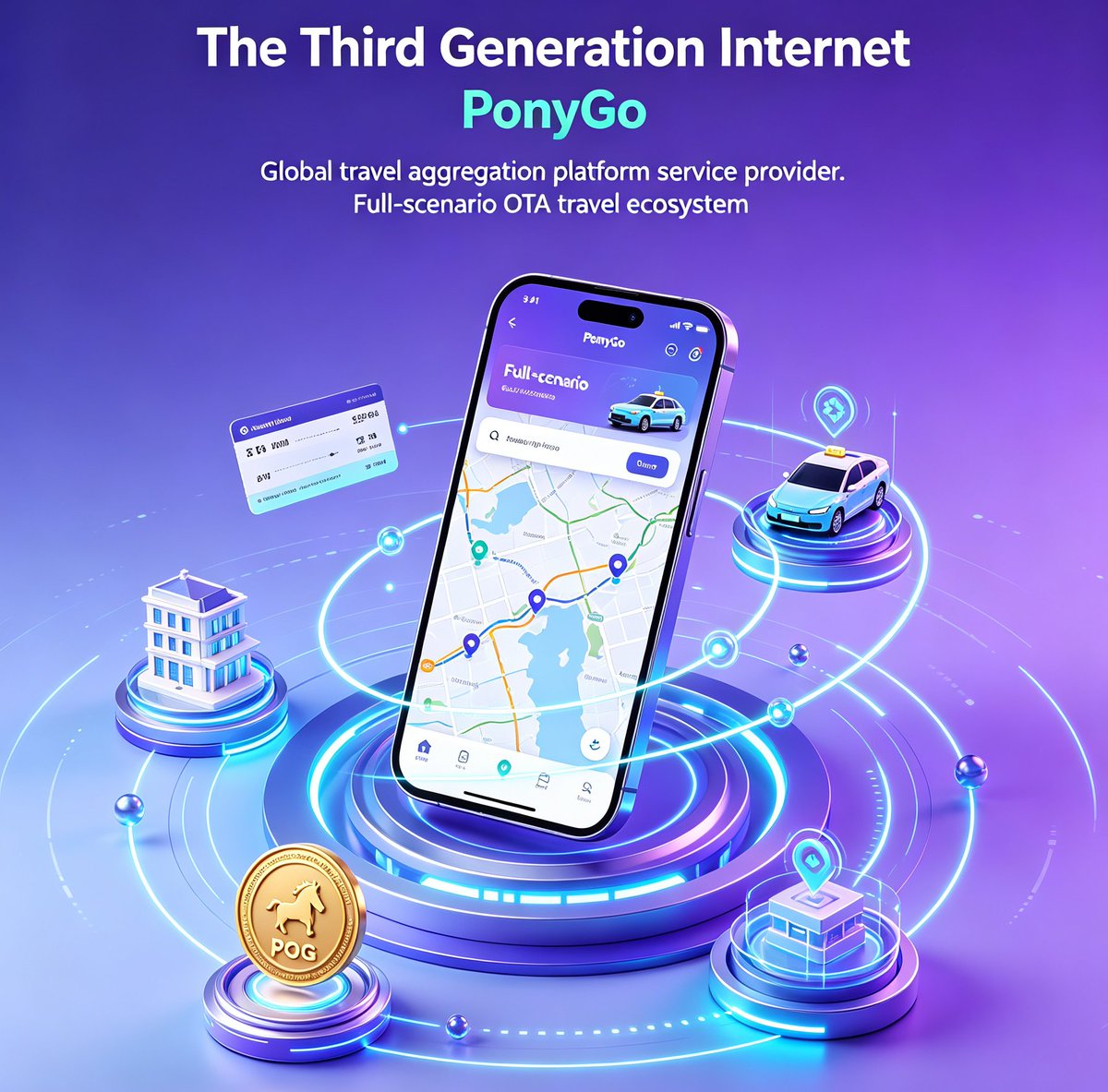 PonyGoWeb3's tweet photo. 🔥The Third Generation Internet | PonyGo
Global travel aggregation platform service provider.
Build a full-scenario OTA travel ecosystem integrating flights, hotels and ride-hailing.
One-stop smart travel, forge a new landscape for internet travel.
 
#PonyGo #Web3 #SmartTravel https://t.co/QtuWlwX8OE