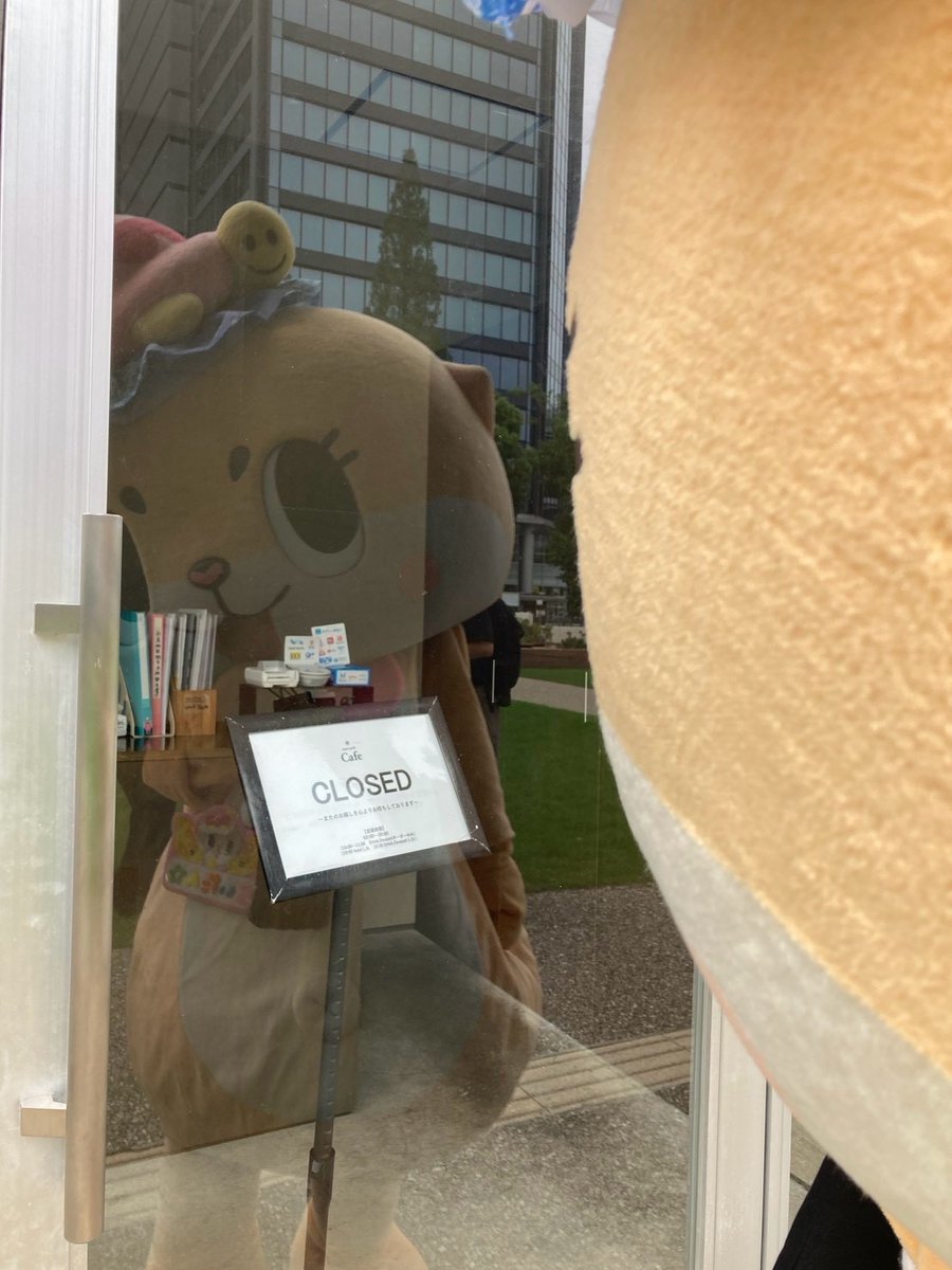 ChiitanNagoya's tweet photo. カフェに来たら
CLOSEDだった……☕️🥺

でらショックだが〜😂😢 https://t.co/ZqqFJPEvi1