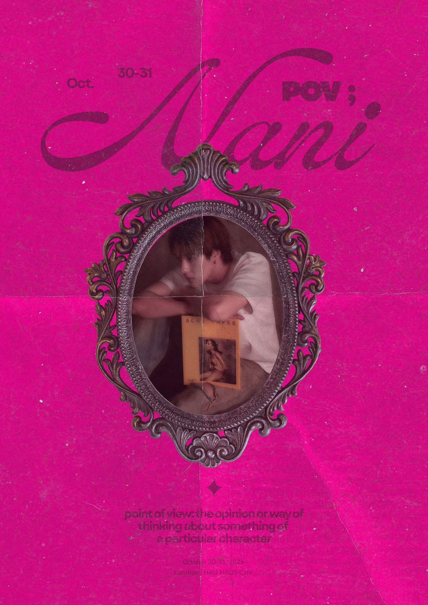 POV_NANI's tweet photo. POV: NANI ขอเชิญชวนคนรักนานิร่วมส่งผลงานที่บอกเล่าความเป็นนานิผ่านมุมมองของตัวเอง โดยร่วมส่งผลงานได้ตั้งแต่วันนี้ - 7ตุลาคม 

รายละเอียดงาน 🖼️🎨🖌️📸

- ดิจิตอลอาร์ต / ภาพถ่ายที่ตัวเองเป็นเจ้าของผลงาน 
- ชิ้นงานอื่นๆ เช่น การวาดลงแคนวาส หรือก.สร้างสรรค์ผลงานแบบอื่นๆ โดยไม่มีจำกัดกรอบความคิด (ติดต่อขอที่อยู่เพื่อส่งงานได้ทางdm)
- นักสร้างสรรค์ผลงานทุกคนสามารถใส่เครดิตในชิ้นงานตัวเองตามต้องการ 

ส่งไฟล์ชิ้นงานผ่านลิงค์ 
https://t.co/8ZbHIWpq79

ทางงานจะรวบรวมผลงานเพื่อจัดแสดงที่งาน POV : NANI ในวันที่ 30-31 ตุลาคม  มาร่วมส่งกันเยอะๆนะคับ 💝 

#hirunkit_ 
#POVNani29thBD