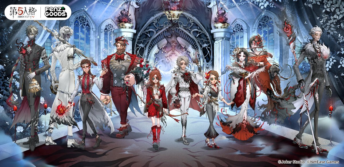 idvlogic's tweet photo. [ Identity V x Fenz Goods Merchandise Collaboration ]

Dark Flame Series
▸ Wu Chang, Professor, Hell Ember, Archer, Composer, Barmaid, Geisha, Hermit

※ Online Sale Starts: October 29, 2026, 10:00 AM (UTC+8)
※ Source: https://t.co/xbvuqWsBqd https://t.co/DlvaEOICEP