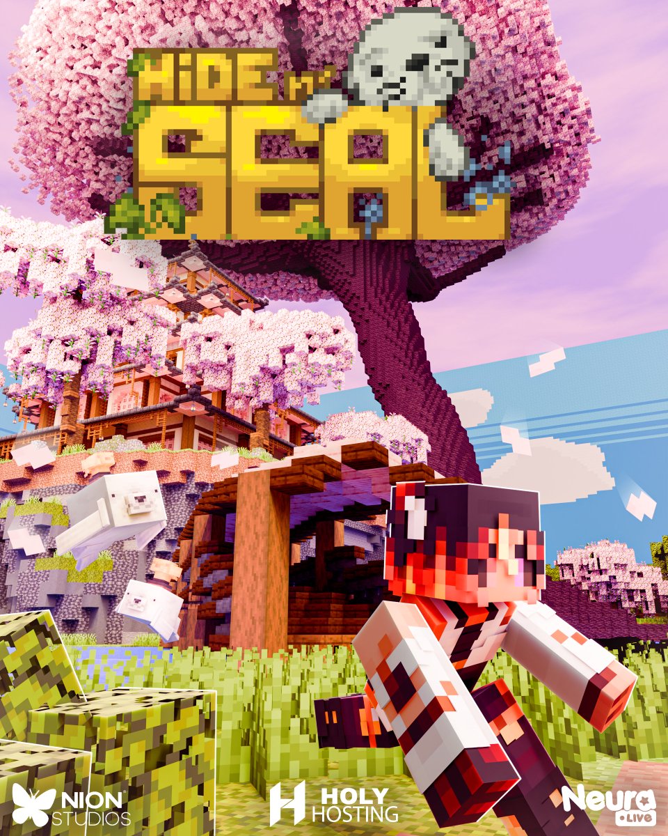 NeuraLive_'s tweet photo. ¿Crees que podrías esconderte sin que nadie te encuentre?  

Este 28 de septiembre a las 6:00 PM MX, 80 jugadores se adentrarán en un Minecraft donde esconderse, moverse con cuidado y saber cuándo correr será la clave para sobrevivir. 👀

 Pero cuidado… las focas ya están buscando. 🦭

¿Hasta dónde llegarías para no ser encontrado?  

¿Te gustaría participar?