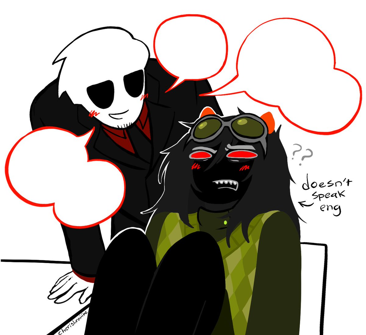 overtlyCerasum's tweet photo. i got busy so i only did day 2 and day 3 but i forgot to post them #davekatweek2026 https://t.co/RzKJ60xvdm