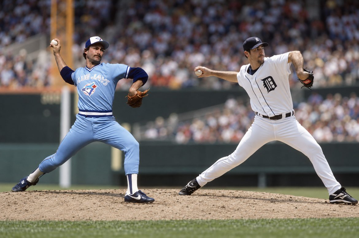 DaveStiebToday's tweet photo. September 26, 2026 (1/2) - Dave Stieb and Justin Verlander’s first 13 MLB seasons.

Starts: 391-380 Stieb
IP: 2726-2512 Stieb

ERA: 3.33-3.49 Stieb
ERA+: 126-123 Stieb
ERA-: 80-82 Stieb

bWAR: 57.0-56.6 Stieb
RA9-WAR: 61.6-57.3 Stieb

Starter RE24: 272.3-258.6 Stieb

#BlueJays50 https://t.co/t8rwpG80E1