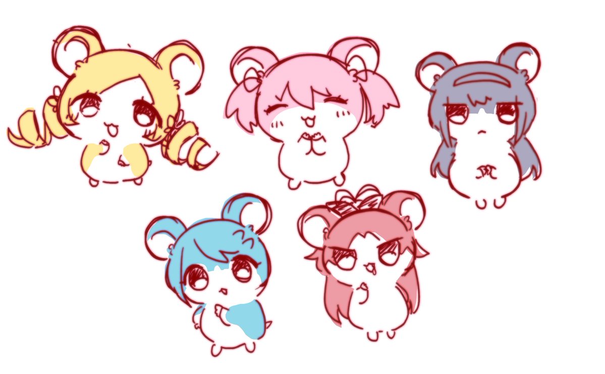 say_xxxu's tweet photo. 魔法少女ちゃんず https://t.co/29AZMp5irg