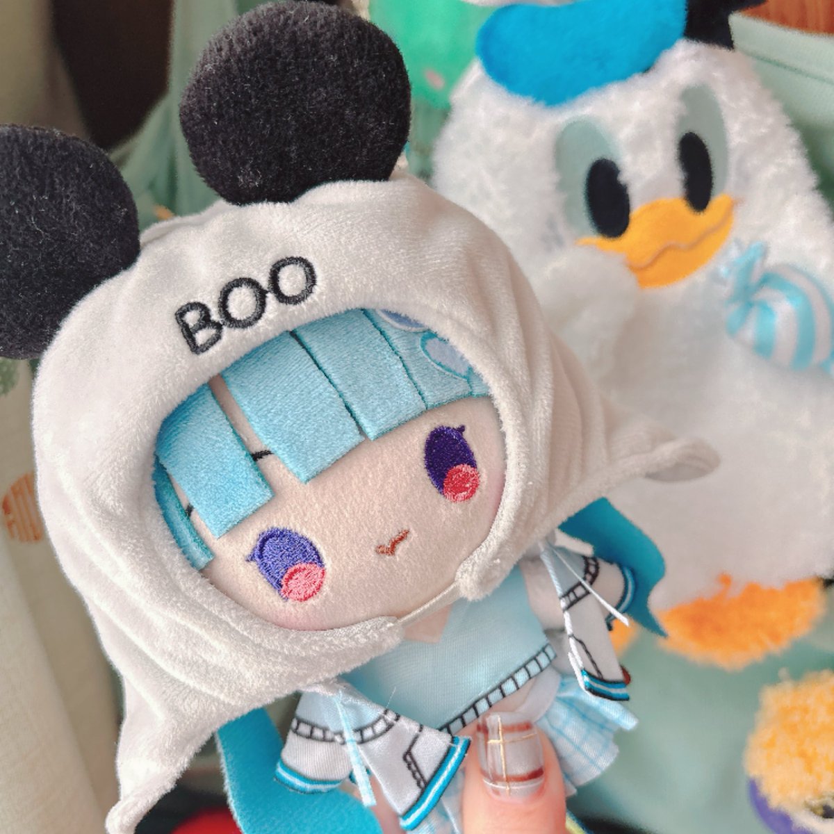 pMaaaaaOq's tweet photo. 【朗報】お団子だと被れなかったハロウィンのぬいコスが被れる #寧々丸といっしょ https://t.co/qqeiLYl4GW