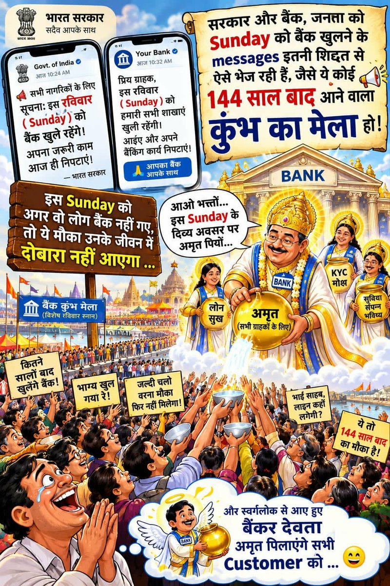 govt_banker's tweet photo. Sunday working cannot silence our collective voice! ✊

28–30 September 2026: Three Days of United Struggle.

Let Sunday working strengthen our resolve, deepen our unity and amplify our demand for 5-Day Banking, justice and dignity for bankers.

#5DaysBanking #5DayBankingNow https://t.co/S5YlO7WEJQ