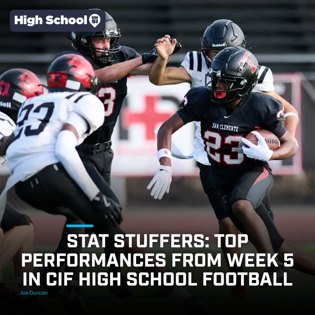Tarek_Fattal's tweet photo. Stat Stuffers: Top Performances from Week 5 in CIF High School Football

Who had the video game numbers this past week, who had the monster games?

🏈: https://t.co/5DO3UYhk4G https://t.co/4W0OOWrlFA