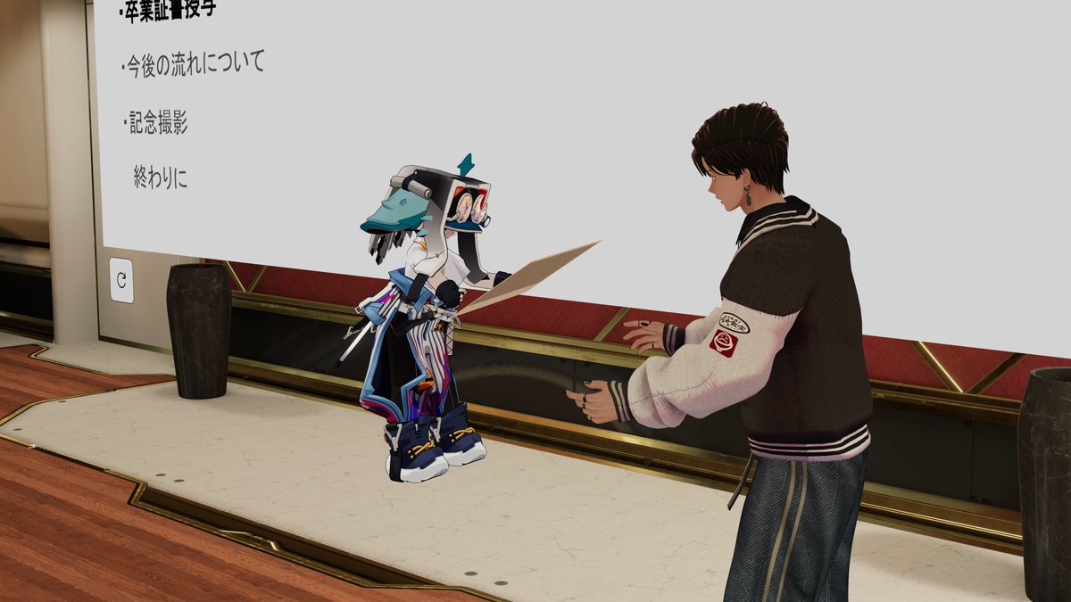 Kuroi_Yao's tweet photo. 昨日は卒業式でした!!
長いようで短い2週間、放課後も最後まで居たからずっと夜更かしマンだった・・・
先生もクラスメイトも今日からはイベント関係なくフレンド!!隙あらば遊びに行くから覚悟しろ~~~
#Casteria https://t.co/jBduGBXKPJ