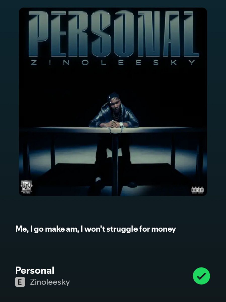 big_tyrod's tweet photo. These two songs have become such an important part of my life that I can’t go a day without listening to them, especially when I’m alone. God bless Zinoleesky 🙏🏿❤️🫶🏿 https://t.co/uG4z59N2hb