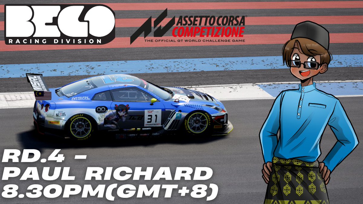 primer_icetea's tweet photo. 📹STREAM NIGHT📹
HEYHO EVERYONE! Join me tonight as we're heading to Rd.4 of BEGO Balap Cup in France🇫🇷! Where the colorful track is about to hear the roar of the GTR!
Live on https://t.co/W3GmLw7xin at 8.30PM(GMT+8)!
See you soon!
#MYVT #racingvtuber https://t.co/CCN1Et5d5K