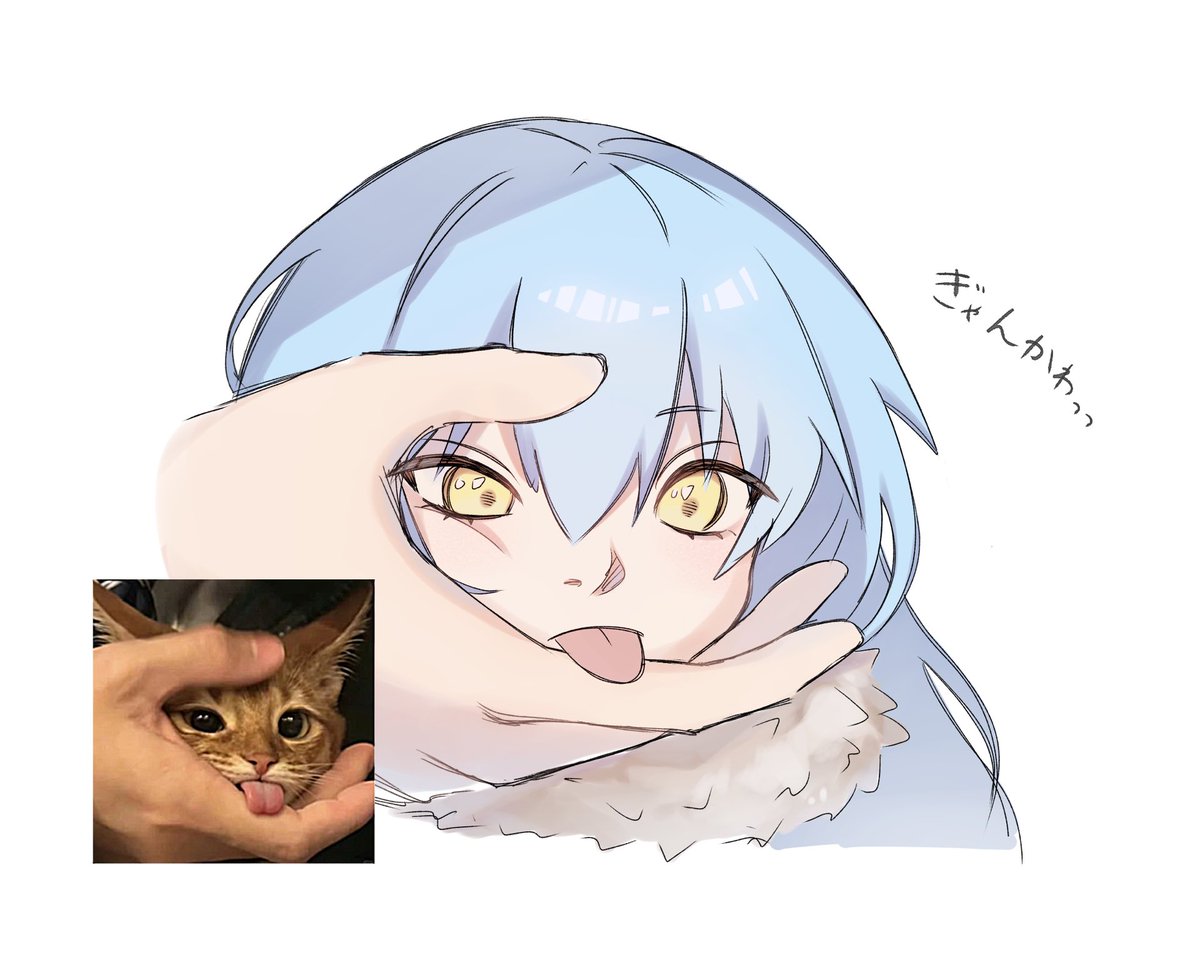 suppon_1618's tweet photo. まだまだテスト期間ですが見かけたイラストが可愛すぎたので便乗して描いちゃった🙌
猫もリムル様も可愛すぎだろ‼️🫣💕 https://t.co/MKeGo7LnoC