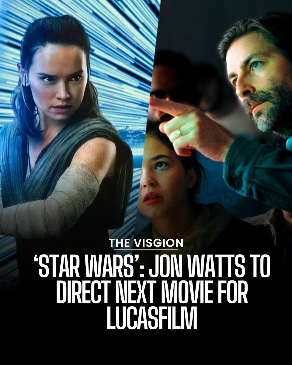 VisgionBreaking's tweet photo. Jon Watts is reportedly set to return to the Star Wars universe, with the filmmaker linked to a new Lucasfilm movie. Watts previously co-created Star Wars: Skeleton Crew with Christopher Ford and directed episodes of the Disney+ series.
#StarWars #JonWatts #Lucasfilm #news https://t.co/OV6IKNjukk