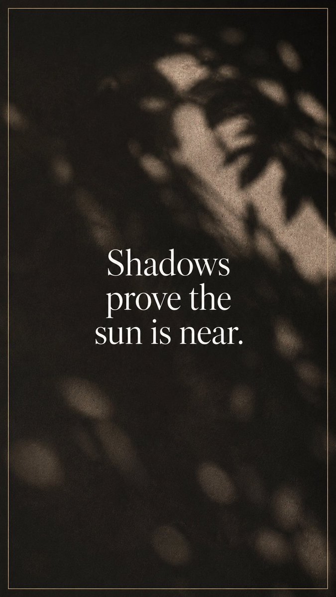 raone9334's tweet photo. Even the darkest moments are proof that light is somewhere close. Sometimes you just have to keep moving until you find it. 🌤️

#Life #Motivation #KeepGoing #PositiveMindset #LifeQuotes #Hope #Growth #Mindset #InnerPeace #StayPositive https://t.co/Ptjto0UX9m