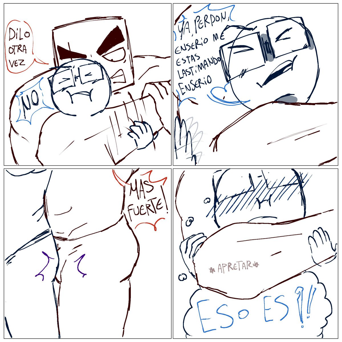 nictofobiaart's tweet photo. Intruso prt 2 /??  , me equivoqué de hashtag chicos , ahora sí a dormir  #puzzleheadsnsfw #puzzleheads18 #blett #nsfw #comicnsfw https://t.co/EVzpZ7RosX