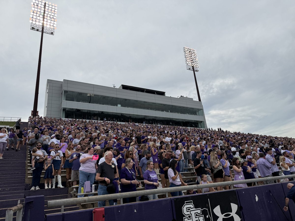 SFASU_President's tweet photo. What an incredible Family Weekend!
Congratulations to @CoachCarthel on becoming the winningest head football coach in @SFA_Football history.
Thank you to everyone who made it such a special weekend! #AxeEm https://t.co/rTAQQCutfc