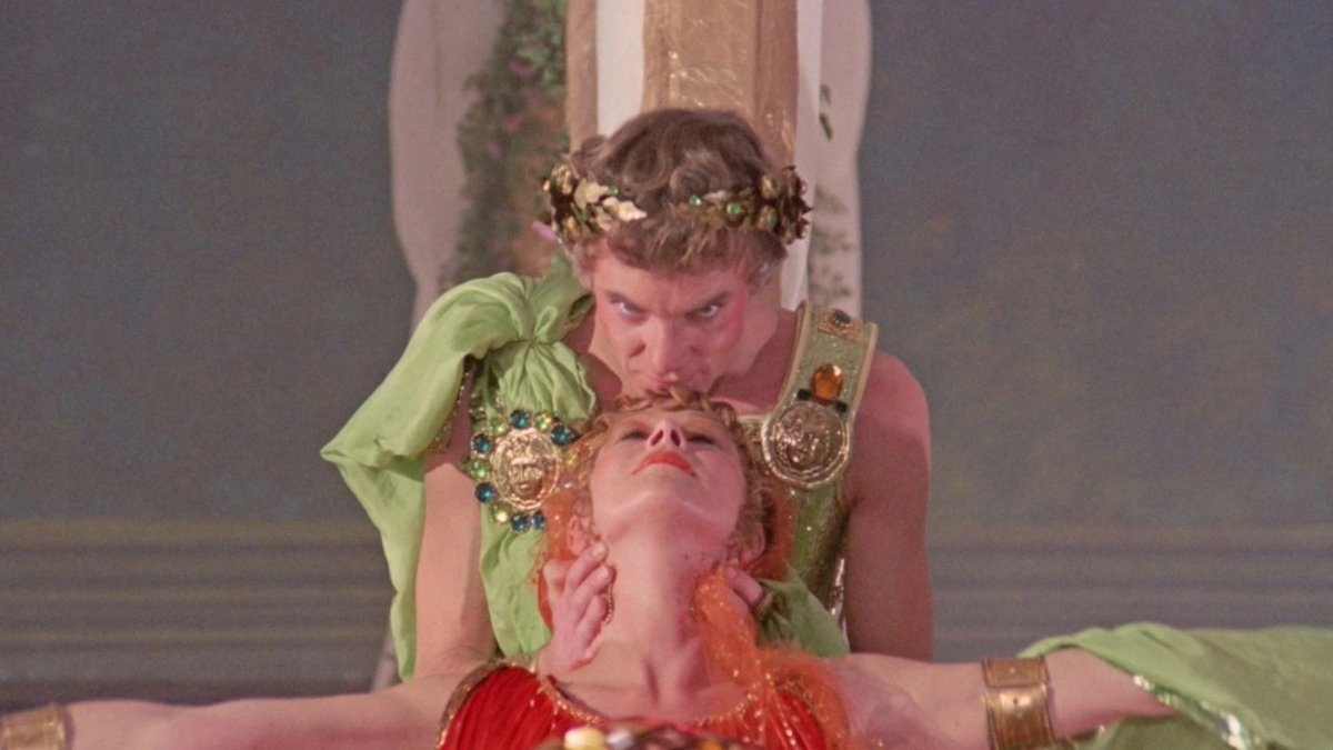 mubiusa's tweet photo. Instantly infamous, this star-studded vision of a debauched Rome, led by Malcolm McDowell &amp; Helen Mirren, is now streaming in a glorious new cut. https://t.co/Yoq9eVGxab