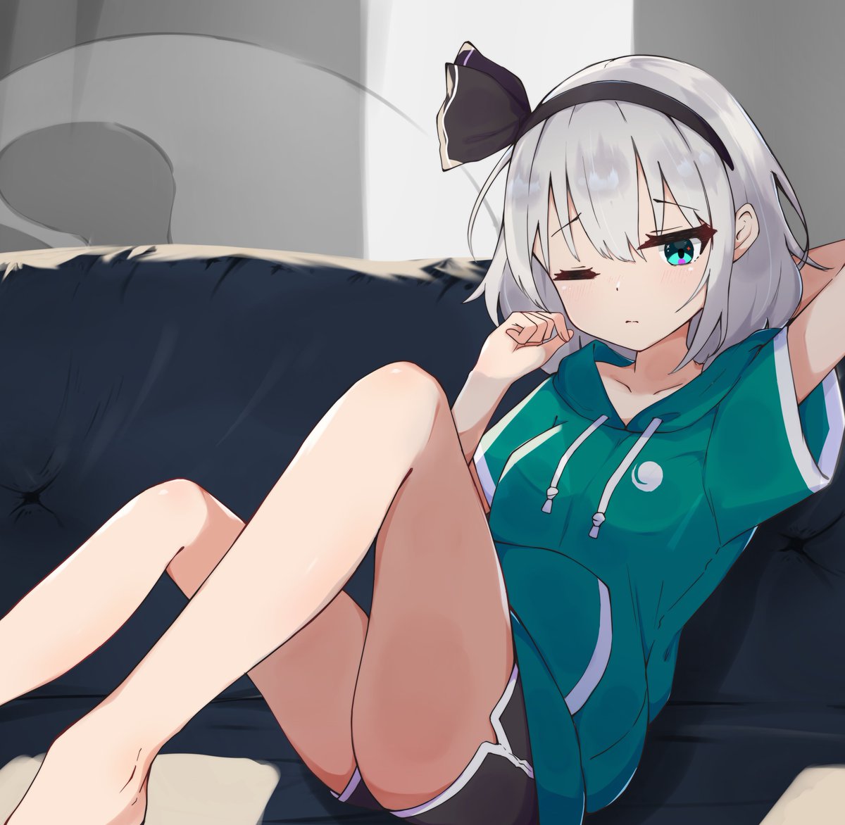 matcha_yado's tweet photo. 部屋着妖夢

#東方Project　#魂魄妖夢 https://t.co/WPqiNsosuE
