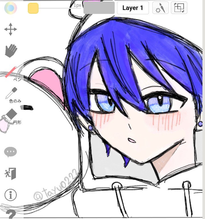 tayu0222's tweet photo. 絵茶お邪魔しました🙇🏻‍♀️ー！ https://t.co/thsaa4Tuww