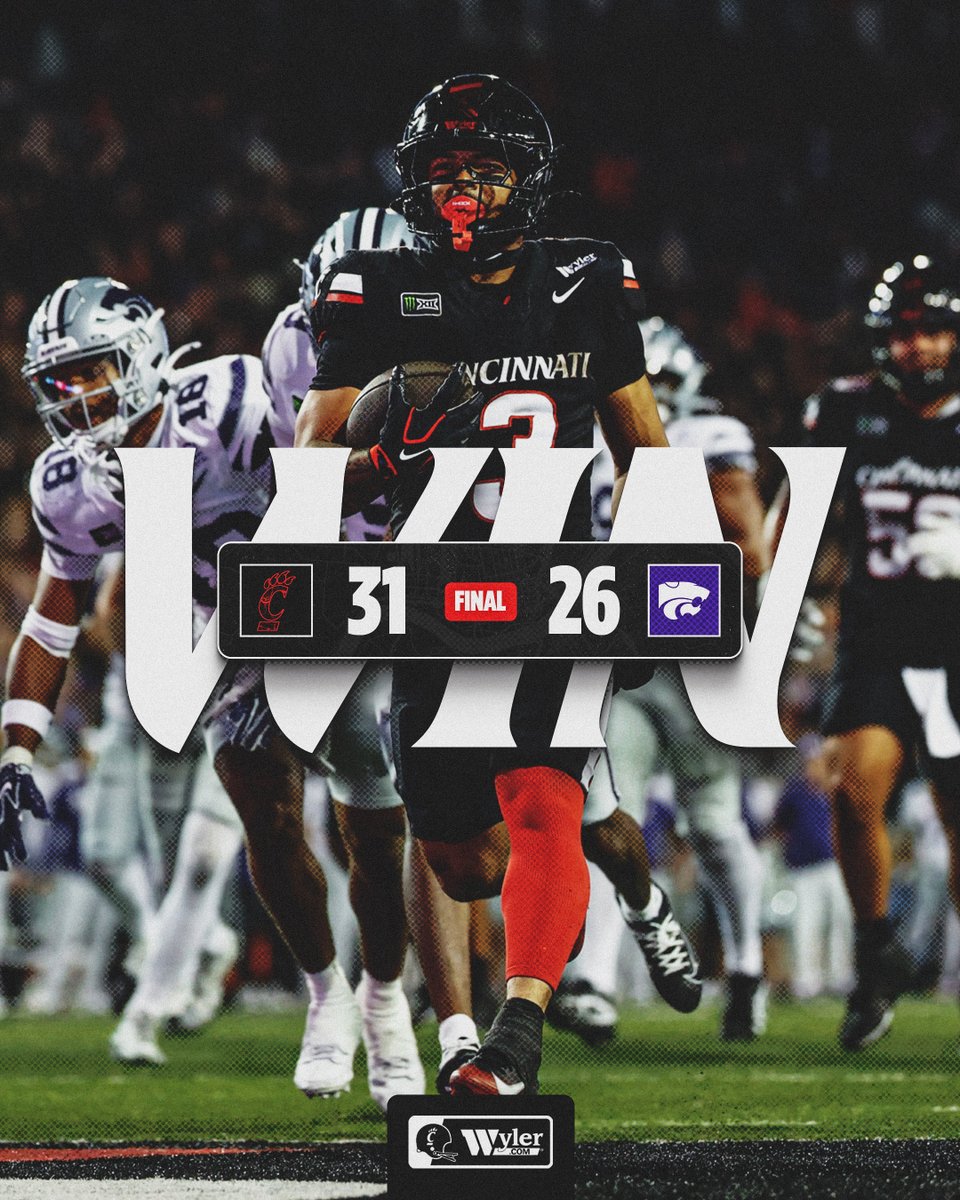 GoBearcatsFB's tweet photo. BEARCATS WIN‼️ https://t.co/nyCLk6tD8A