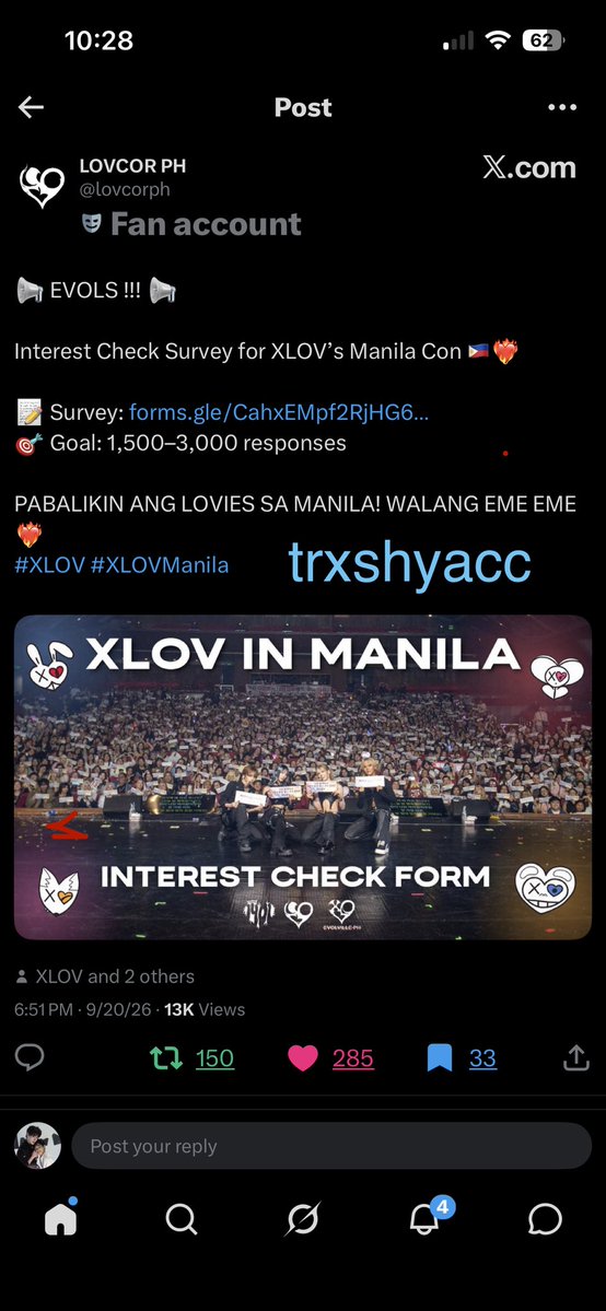 trxshyacc's tweet photo. @jenkyuhui Trying my luck again🍀 @cutiexingqiu https://t.co/wKaeskGaoc