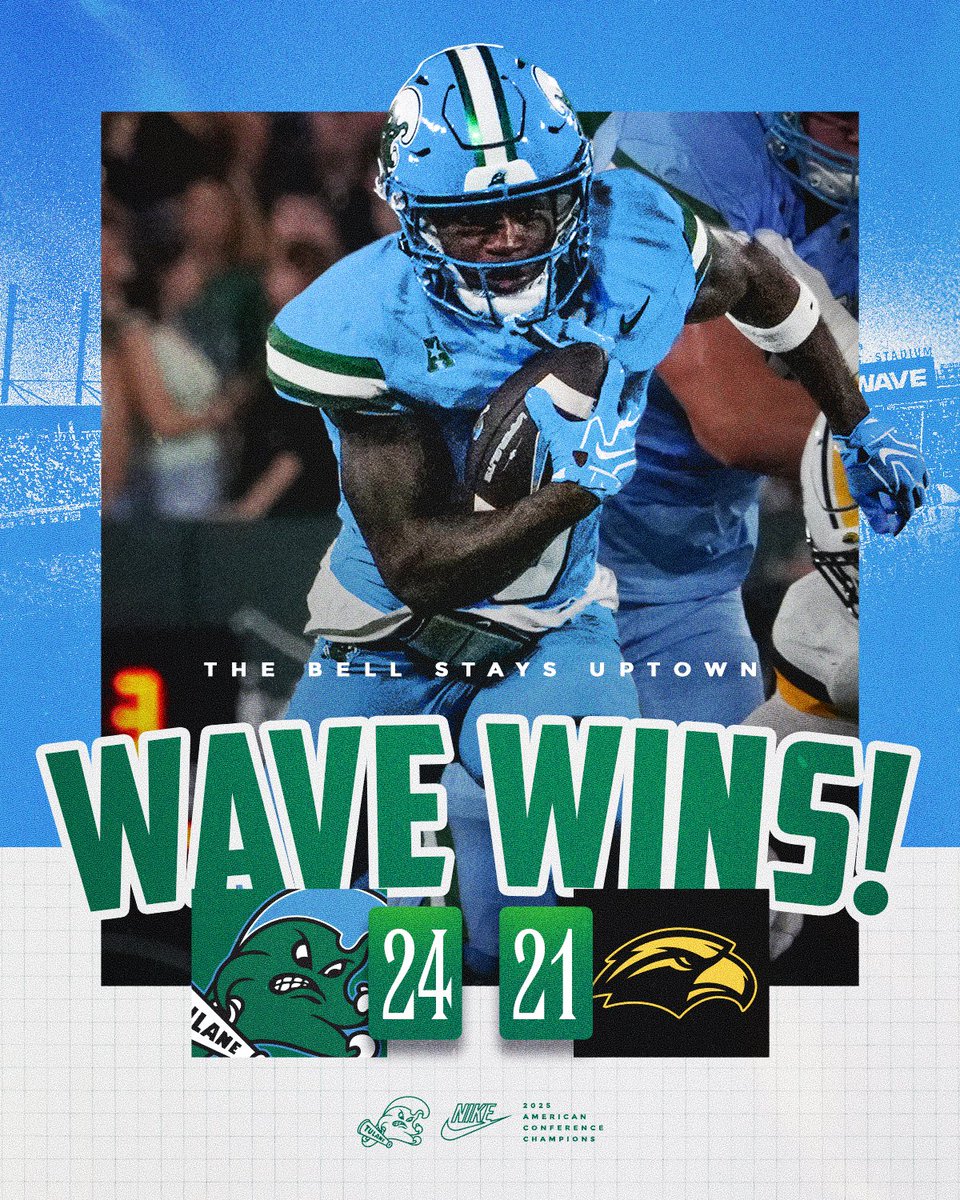GreenWaveFB's tweet photo. The is another Wave Win!

#RollWave 🌊 https://t.co/tdVozJoOZN