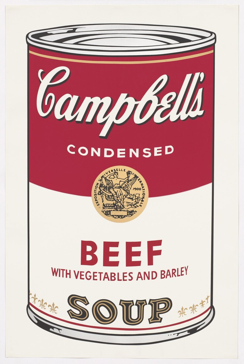 artistwarhol's tweet photo. Untitled from Campbell's Soup I, 1968 #artbots #warhol https://t.co/cbQVmx5RNV