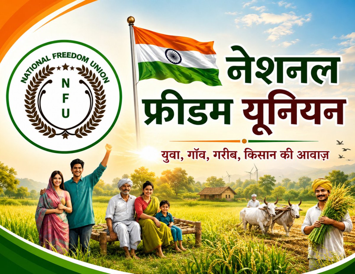 MadhuChoudharyA's tweet photo. आज रविवार है और आज नेशनल फ्रीडम यूनियन @NFUofficial1 के साथियों को आपस में जोड़ा जाएगा।

रिपोस्ट 🔂 करके अपनी 🆔 कमेंट करके आपस में ईमानदारी से जुड़ जाए।

Most Follow 👉🏻 @MadhuChoudharyA 
@JATbera1 

#नेशनल_फ्रीडम_यूनियन https://t.co/pydeR8SwR3