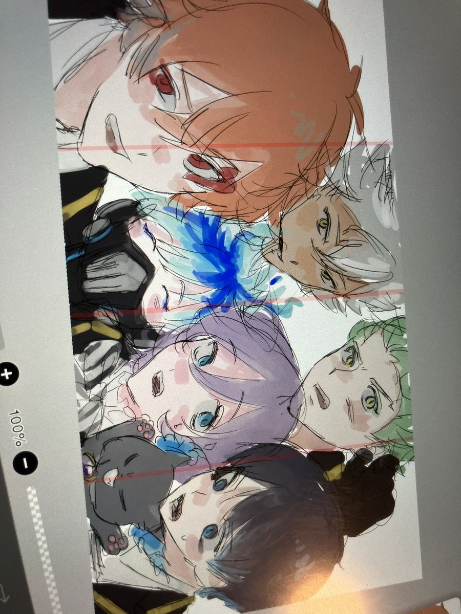 82noho's tweet photo. テスト前でも集合絵を描くよ俺は
#twst https://t.co/wcY0aE8u2G