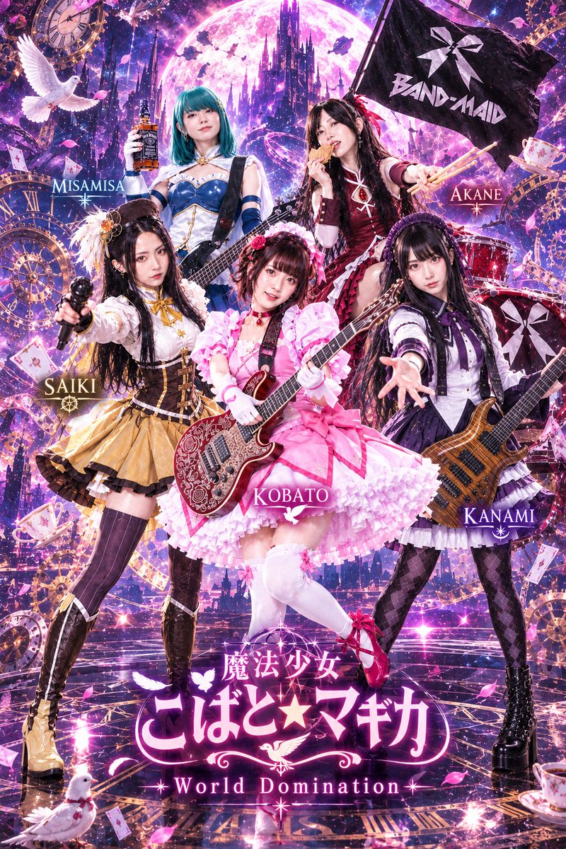 Alphonse002's tweet photo. 「まどか⭐︎マギカ」のTVシリーズ 観直してて、やっぱ凄いね✨

#AI生成
#bandmaid https://t.co/8PFAsP5PPx