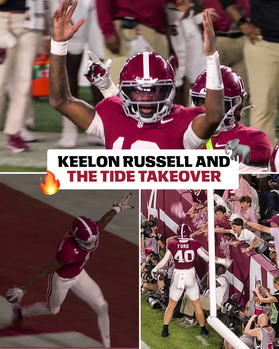 SECNetwork's tweet photo. What a game for the sophomore QB as the Tide dominate South Carolina, 49-18 👏 https://t.co/B7DmkeNVuR