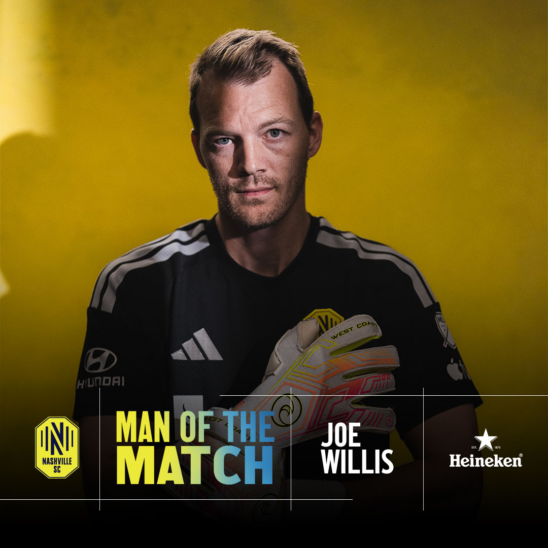 NashvilleSC's tweet photo. Joe says: @Heineken_US Man of the Match 🧤 https://t.co/LDH7VTLdq0