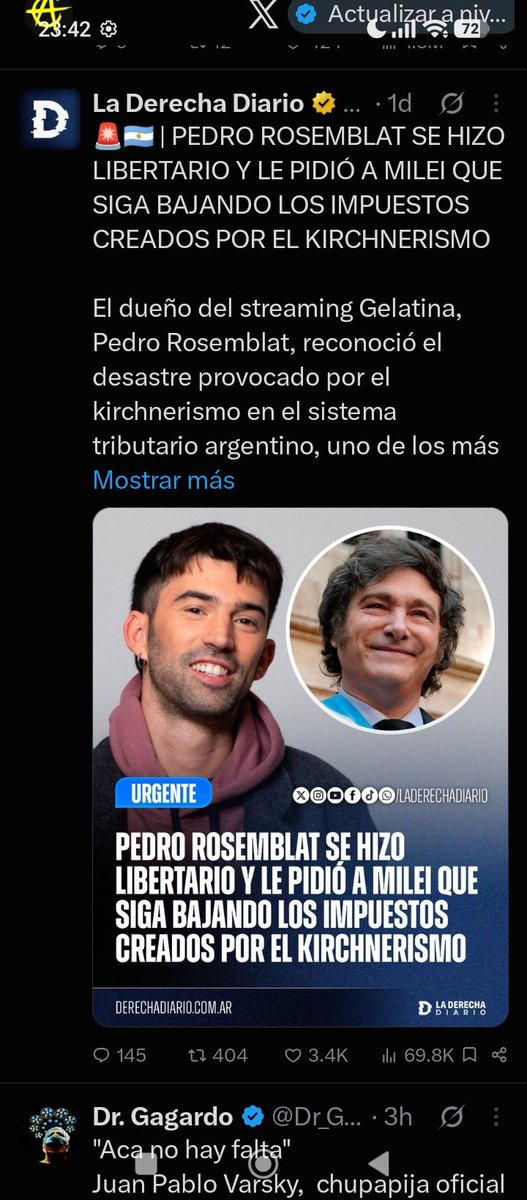 Deibitcoin's tweet photo. @AndyStopLoss1 Deberían ser voluntarios el pago de impuestos.. se termina el socialismo al toque . En Suecia probaron. Y fallo no se apunto nadie https://t.co/AYTMsHgOTP