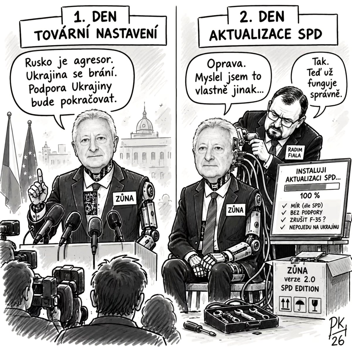 TomasDoupa39474's tweet photo. Kdyby měl Zůna nějakou hrdost, tak by podal demisi.
Takhle evidentně klesl v očích nejen vojáků na úroveň splachovacího hajzlu. https://t.co/lnA5e5Whzp