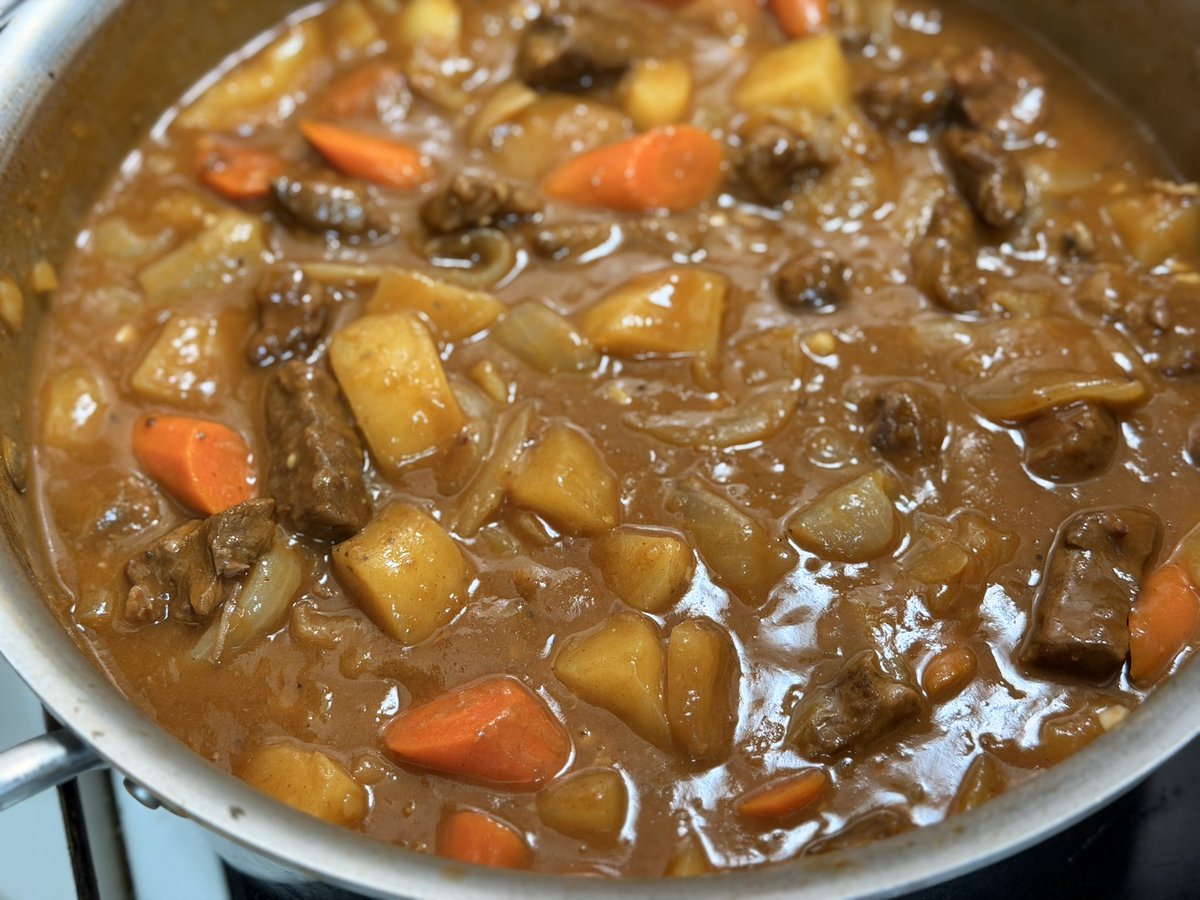 wallenius_brian's tweet photo. Good Morning my Japanese family. Here is my Japanese curry. It was delicious ❤️‍🔥 https://t.co/PSsDppGxpn