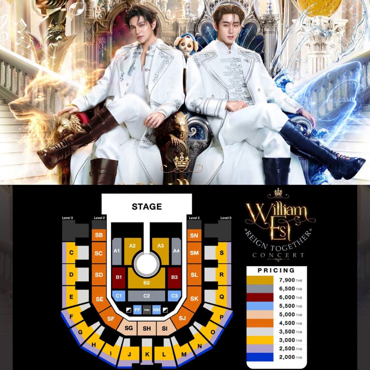 Sing0040's tweet photo. 📍📍รีบจองก่อนคิวเต็ม📍📍 รับกดบัตร #WilliamEstConcert ค่ากดเริ่มต้น 300 แล้วแต่โซน  ร้านมีประสบการณ์ กด 1:1 มีเครดิตร มีตัวตนชัดเจน แอดบ้านเขียวหน้าโปรไฟล์ได้เลยครับ

#GMMTV https://t.co/UItICUSPSB