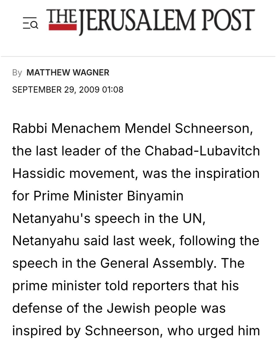 ireallyhateyou's tweet photo. Netanyahu and Chabad are, in fact, fully aligned. https://t.co/thF0ogPAKB