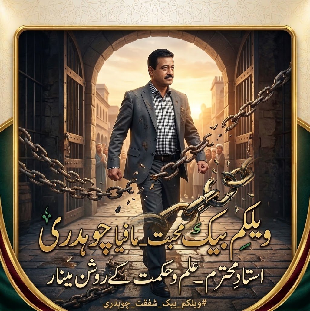 bint115647's tweet photo. "حق اور سچ کی آواز، عزم و استقلال کی علامت، استادِ محترم @shafqatmm1 چوہدری صاحب #محبت_مافیا کو دل کی گہرائیوں سے خوش آمدید! 👑🔥#ویلکم_بیک_شفقت_چوہدری
@bint115647 https://t.co/Vw4XGo3sKX