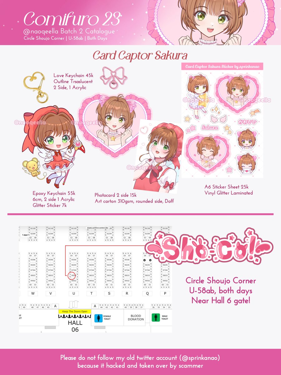 naoqeella's tweet photo. Kusuriya, Original, Anime Couple &amp; Card Captor Sakura
#cf23 #cf23catalogue (8/8) https://t.co/TftLlam5U4